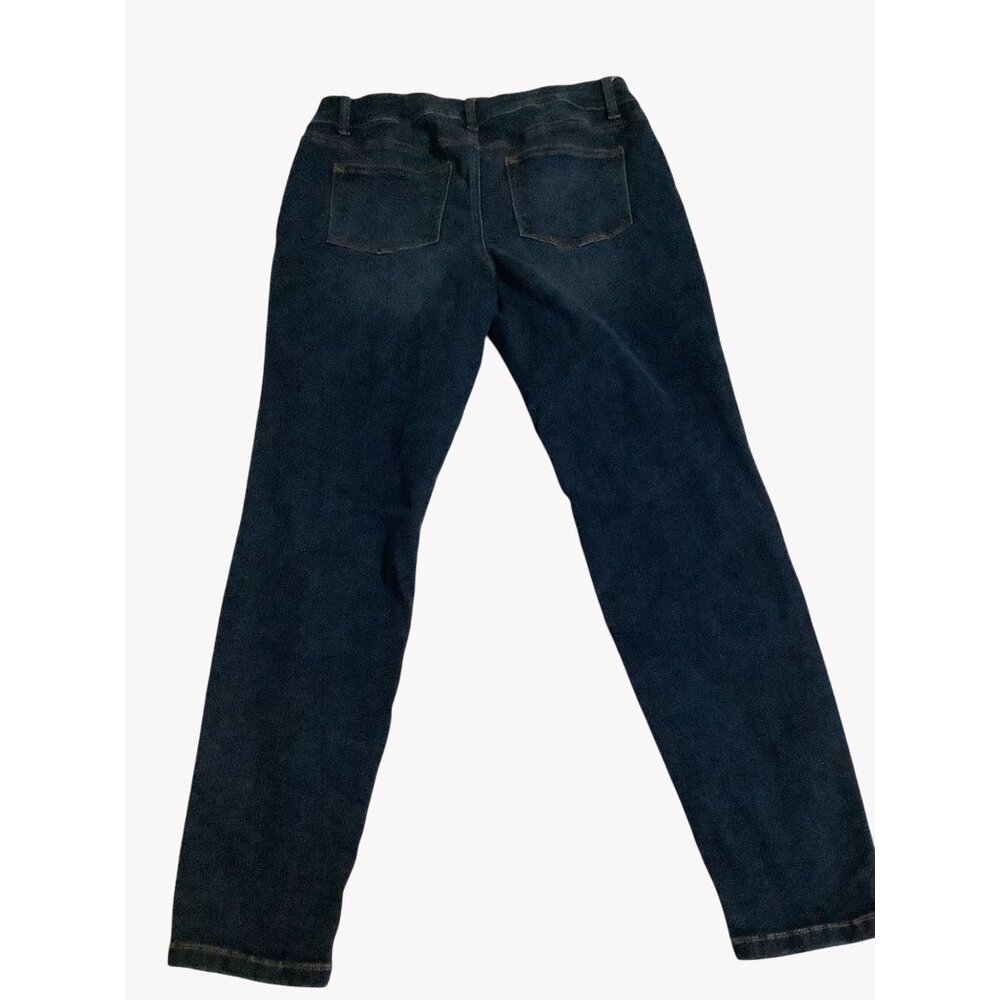 Maurices High-Rise Dark Wash Skinny Jeans Size 14W Stretch Denim - Picture 7 of 7